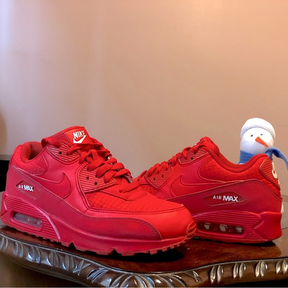 Nike Other - Sold! Nike Air Max 90 University Red Sneakers Size 7.5